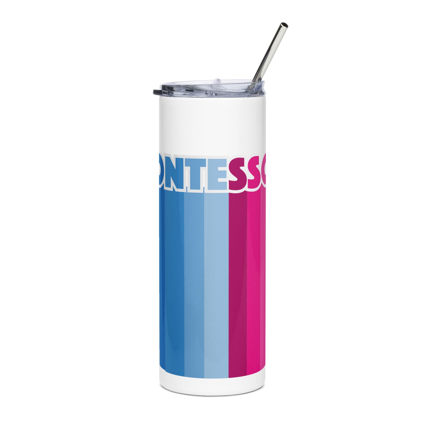 Retro Montessori Stainless steel tumbler