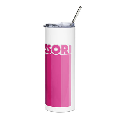 Retro Montessori Stainless steel tumbler