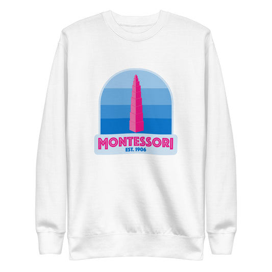 Montessori Pink Tower Sweatshirt