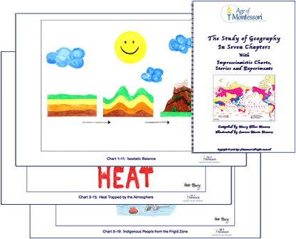 Elementary  Geography Charts, Curriculum, and Experiment Cards